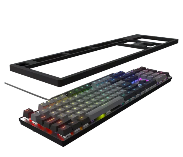Lorgar Azar 514 RGB Czarna LRG-GK514B-US - 1326961 - zdjęcie 6